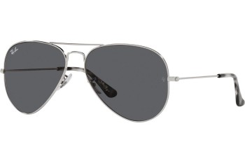 Okulary przeciwsłoneczne Ray-Ban Aviator RB3025 003/B1 Pilotki (Aviator) Srebrne