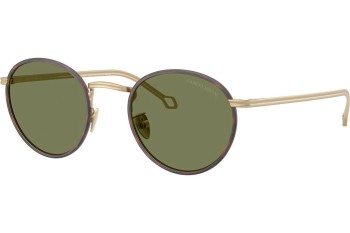 Okulary przeciwsłoneczne Giorgio Armani AR6163J 30022A Okrągłe Złote