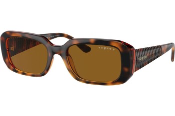 Okulary przeciwsłoneczne Vogue Eyewear VO5565S W65683 Polarized Kwadratowe Havana