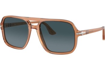 Okulary przeciwsłoneczne Persol PO3328S 1213S3 Polarized Pilotki (Aviator) Brązowe