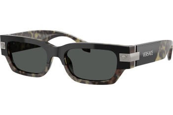 Okulary przeciwsłoneczne Versace VE4465 545687 Kwadratowe Havana