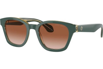 Okulary przeciwsłoneczne Giorgio Armani AR8207 608613 Kwadratowe Zielone