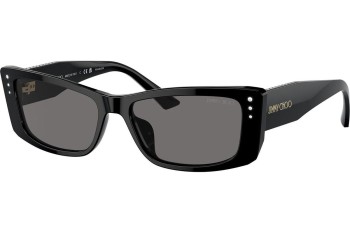 Okulary przeciwsłoneczne Jimmy Choo JC5002BU 500081 Polarized Kwadratowe Czarne