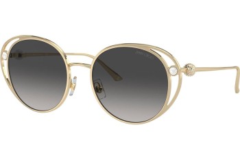 Okulary przeciwsłoneczne Jimmy Choo JC4003HB 30068G Kocie oczy Złote