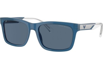 Okulary przeciwsłoneczne Emporio Armani EA4224F 609280 Kwadratowe Niebieskie