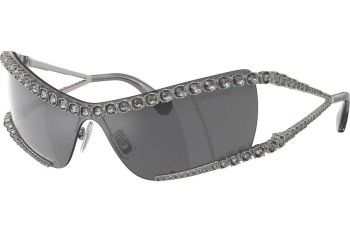 Okulary przeciwsłoneczne Swarovski SK7022 40096G Polarized Kocie oczy Srebrne