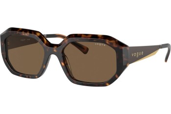 Okulary przeciwsłoneczne Vogue Eyewear VO5554S W65673 Prostokątne Havana