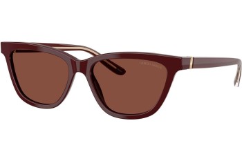 Okulary przeciwsłoneczne Giorgio Armani AR8221F 5955C5 Kocie oczy Czerwone