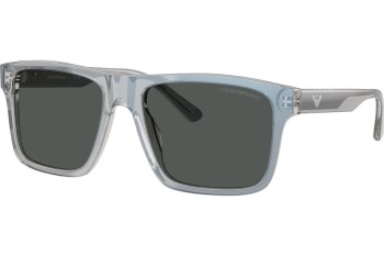 Okulary przeciwsłoneczne Emporio Armani EA4232F 617787 Kwadratowe Szare