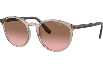 Okulary przeciwsłoneczne Vogue Eyewear VO5544SI 299014 Okrągłe Brązowe