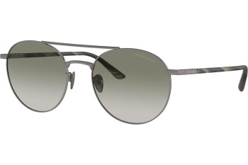 Okulary przeciwsłoneczne Giorgio Armani AR6156 30038E Pilotki (Aviator) Szare