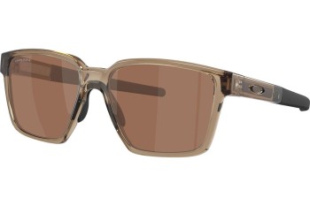 Okulary przeciwsłoneczne Oakley OO9430 943004 Polarized Kwadratowe Brązowe