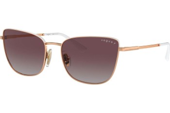 Okulary przeciwsłoneczne Vogue Eyewear VO4308S 515262 Polarized Kocie oczy Złote