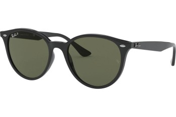 Okulary przeciwsłoneczne Ray-Ban RB4305F 601/9A Polarized Kocie oczy Czarne