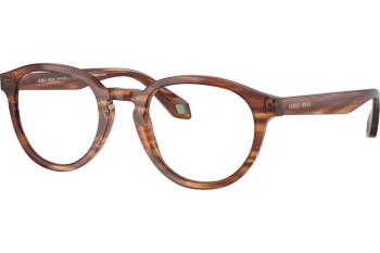 Okulary korekcyjne Giorgio Armani AR7248 6162 Okrągłe Brązowe