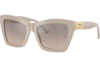 Okulary przeciwsłoneczne Jimmy Choo JC5031 50336I Kocie oczy Beżowe