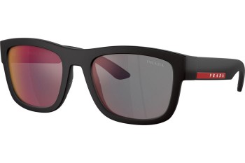 Okulary przeciwsłoneczne Prada Linea Rossa PS01ZS DG008F Kwadratowe Czarne