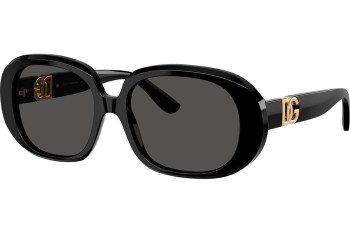 Okulary przeciwsłoneczne Dolce & Gabbana DG4476 501/87 Kocie oczy Czarne