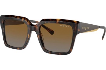 Okulary przeciwsłoneczne Vogue Eyewear VO5553S W656T5 Polarized Kwadratowe Havana