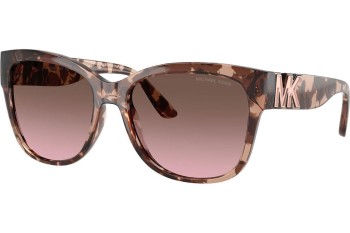 Okulary przeciwsłoneczne Michael Kors MK2142 39139T Kwadratowe Havana