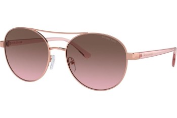 Okulary przeciwsłoneczne Michael Kors MK1159 11089T Pilotki (Aviator) Złote