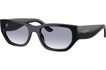 Okulary przeciwsłoneczne Vogue Eyewear VO5586S W44/79 Prostokątne Czarne