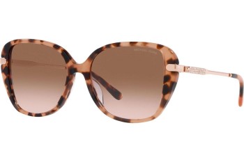 Okulary przeciwsłoneczne Michael Kors Flatiron MK2185BU 344913 Kwadratowe Havana