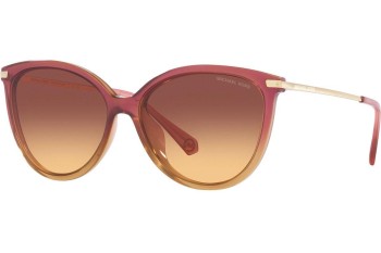 Okulary przeciwsłoneczne Michael Kors Dupont MK2184U 325678 Kocie oczy Brązowe