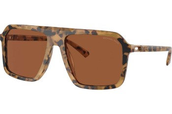 Okulary przeciwsłoneczne Michael Kors MK2218U 393073 Flat Top Havana