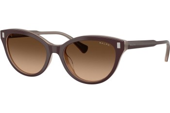 Okulary przeciwsłoneczne Ralph by Ralph Lauren RA5326U 606574 Kocie oczy Brązowe