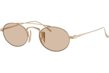 Okulary przeciwsłoneczne Giorgio Armani AR6161T 338693 Okrągłe Złote