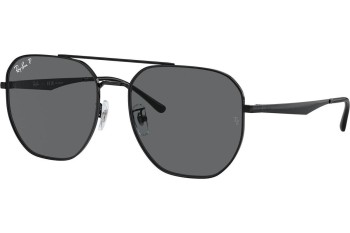 Okulary przeciwsłoneczne Ray-Ban RB3724D 002/81 Polarized Prostokątne Czarne