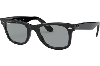 Okulary przeciwsłoneczne Ray-Ban Wayfarer RB2140F 601/52 Kwadratowe Czarne