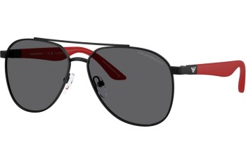 Okulary przeciwsłoneczne Emporio Armani EK2001 3001T3 Polarized Pilotki (Aviator) Czarne