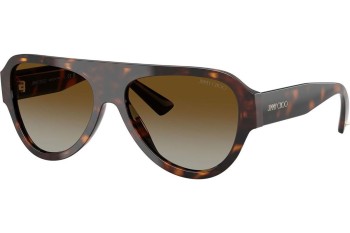 Okulary przeciwsłoneczne Jimmy Choo JC5027 5002T5 Polarized Nieregularny Havana