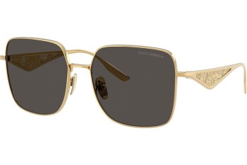 Okulary przeciwsłoneczne Dolce & Gabbana DG2310 02/87 Kocie oczy Złote