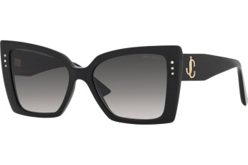 Okulary przeciwsłoneczne Jimmy Choo JC5001B 50538G Kocie oczy Czarne