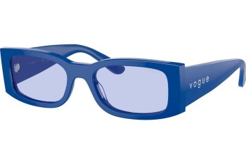 Okulary przeciwsłoneczne Vogue Eyewear VO5584S 31621A Prostokątne Niebieskie