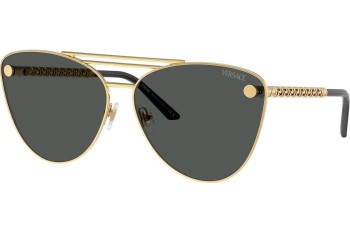 Okulary przeciwsłoneczne Versace VE2267 100287 Kocie oczy Złote