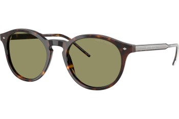 Okulary przeciwsłoneczne Giorgio Armani AR8211 587914 Okrągłe Havana