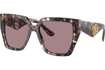 Okulary przeciwsłoneczne Dolce & Gabbana DG4438 34387N Kwadratowe Havana