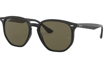 Okulary przeciwsłoneczne Ray-Ban RB4306F 601/9A Polarized Prostokątne Czarne