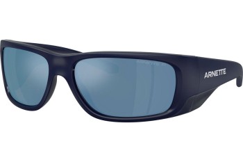 Okulary przeciwsłoneczne Arnette AN4345 275922 Polarized Prostokątne Niebieskie