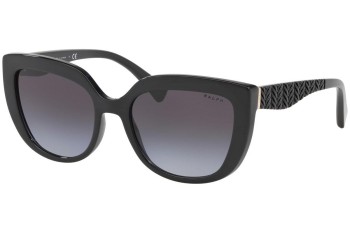 Okulary przeciwsłoneczne Ralph by Ralph Lauren RA5254 50018G Kocie oczy Czarne