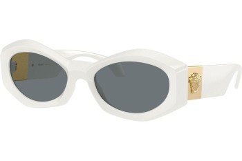 Okulary przeciwsłoneczne Versace VE4466U 546280 Kocie oczy Białe