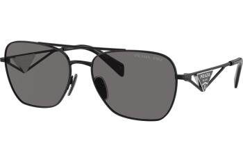 Okulary przeciwsłoneczne Prada PRA50S 1AB5Z1 Polarized Kwadratowe Czarne