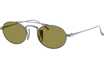 Okulary przeciwsłoneczne Giorgio Armani AR6161T 3385/2 Okrągłe Szare