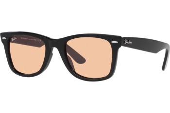 Okulary przeciwsłoneczne Ray-Ban Wayfarer RB2140F 601/4B Kwadratowe Czarne