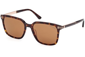 Okulary przeciwsłoneczne Tom Ford Jochem FT1183 52E Kwadratowe Havana