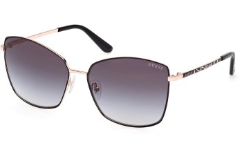 Okulary przeciwsłoneczne Guess GU00149 02B Kocie oczy Czarne